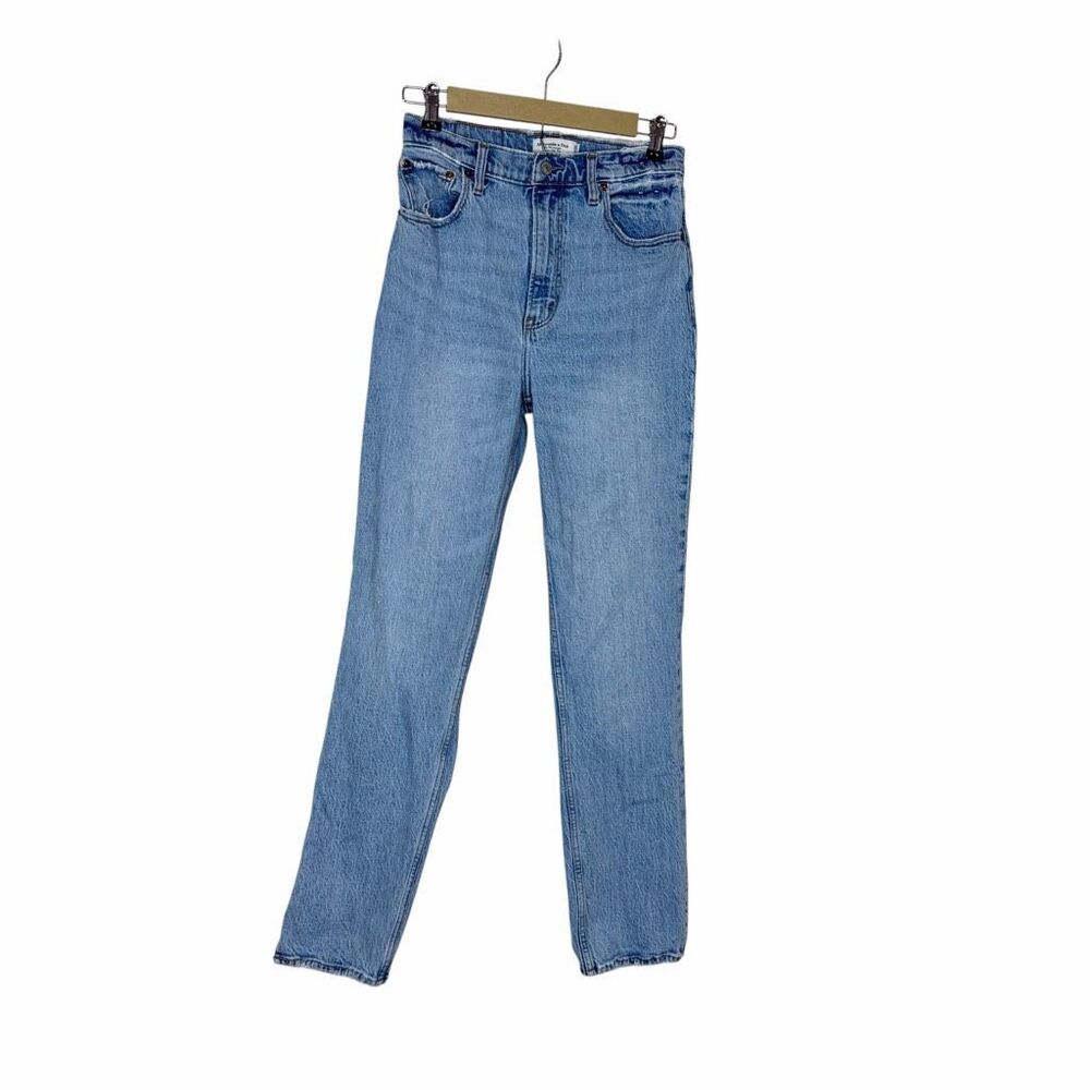 Abercrombie & Fitch Jeans Womens  28 Blue The 90s Straight Ultra High Rise Slim